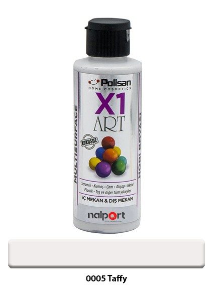 X1 Art Multisurface Hobi Boyası Taffy 120 ml