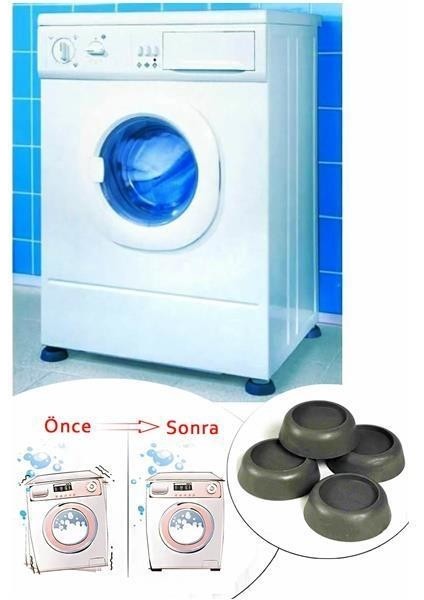 Saban Çamaşır Makinesi Titreşim Ayağı + Silikon Çekme Aparatı Set