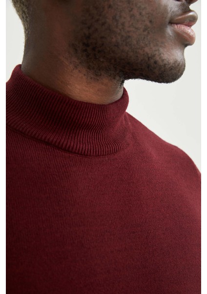 Slim Fit Yarım Balıkçı Yaka Triko Kazak R1127AZ21WN modelleri