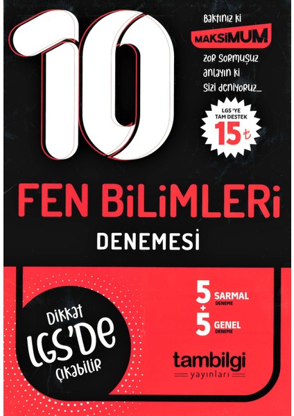 Tambilgi 8.sınıf Lgs Fen Bilimleri 10'lu Branş Denemesi