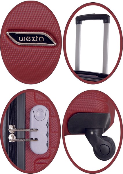 WX-1001 Bordo Orta Boy Valiz