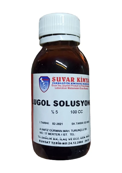 Suvar Kimya Lugol Çözeltisi %5 100 ml