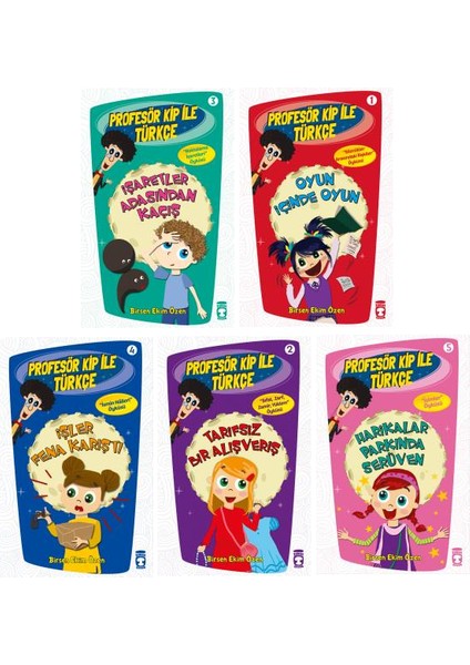 Profesör Kip ile Türkçe 5 Kitap Set / 3-4. Sınıf Türkçe Müfredatına Uygun Öyküler