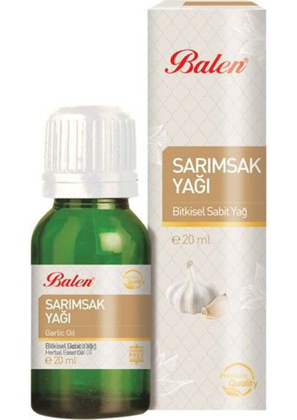 Sarımsak Yağı 20 ml ( Saf Soğuk Pres)