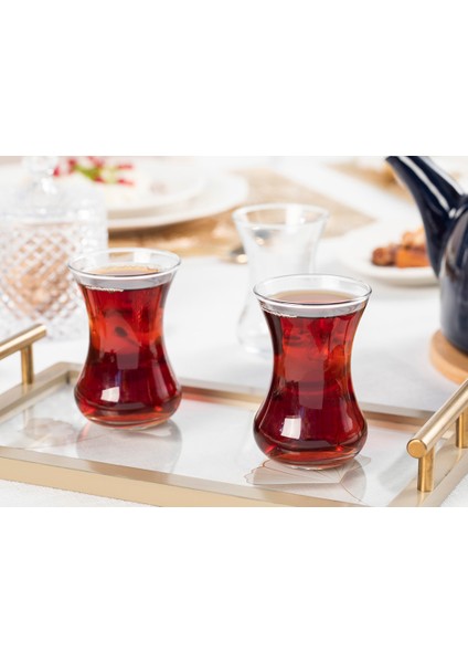 Isabell Cam 6'lı Çay Bardağı 130 ml Şeffaf