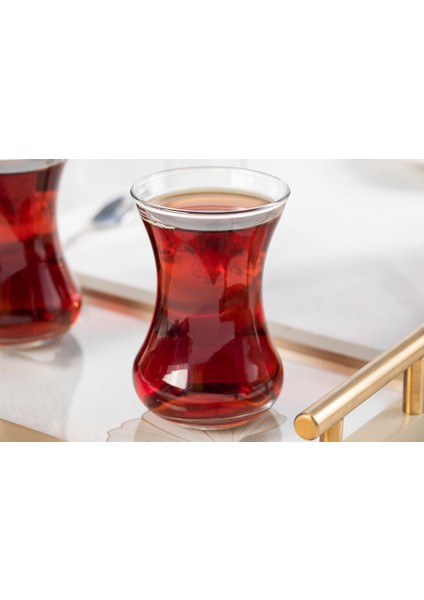 Isabell Cam 6'lı Çay Bardağı 130 ml Şeffaf