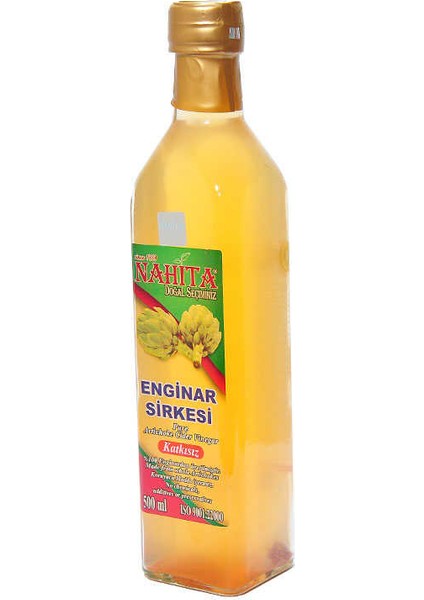 Katkısız Enginar Sirkesi Cam Şişe 500 ml