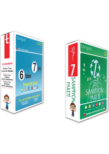 7. Sınıf 6 Dan 7 Ye Hazırlık Seti Şampiyon Paketi Full Set