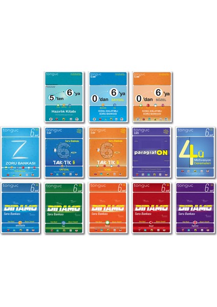 6. Sınıf 5 Ten 6 Ya Hazırlık Seti Şampiyon Paketi Full Set fiyatları