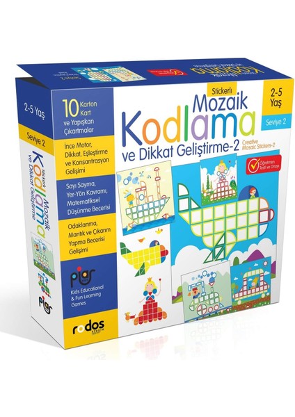 Piar Adım Adım Kodlama Dikkat Geliştirme Puzzle2
