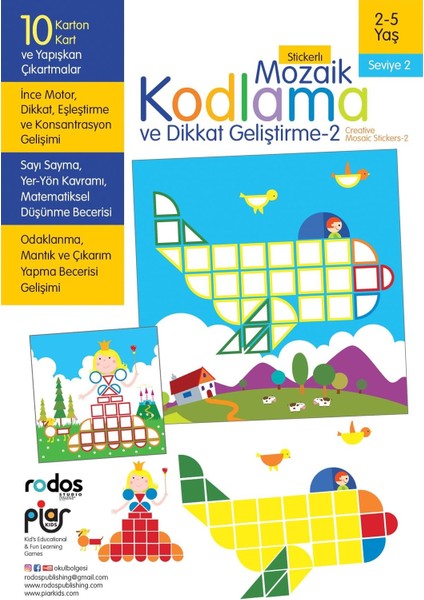 Piar Adım Adım Kodlama Dikkat Geliştirme Puzzle2