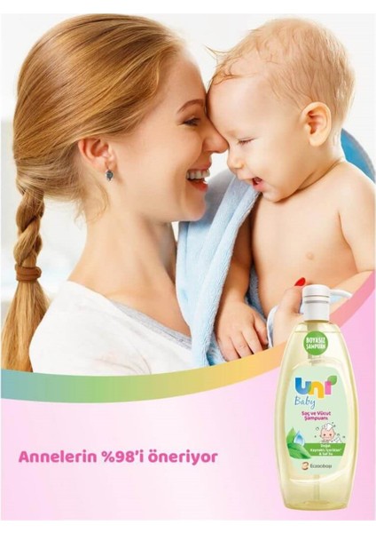 Uni Baby Bebek Saç ve Vücut Şampuanı 900 ml