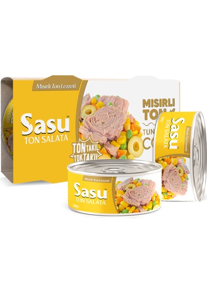 Mısırlı Ton Salata 6X160G Iri Parça