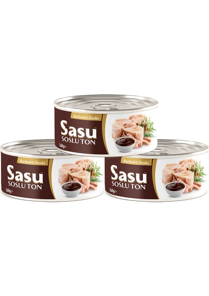 Barbekü Soslu Ton Balığı 3X160G Bütün Dilim