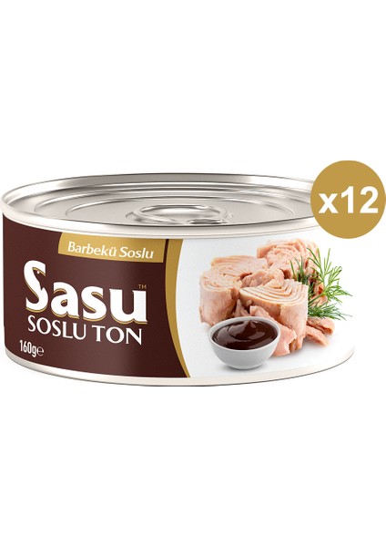 Barbekü Soslu Ton Balığı 12X160G Bütün Dilim