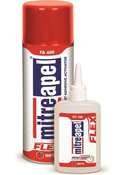 Mitre Apel Hızlı Yapıştırıcı 400 ml Çok Güçlü Fa 400+FC100 MTRAPL400