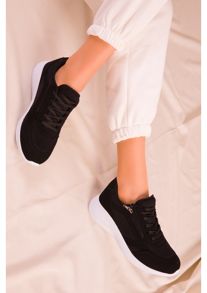 Siyah Kadın Sneaker ML04