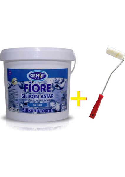 Gemsa Fiore Su Bazlı Silikon Astar 1 kg Beyaz