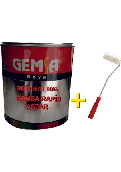 Gemsa Rapid Astar Endüstriyel Boya 15 kg Kırmızı