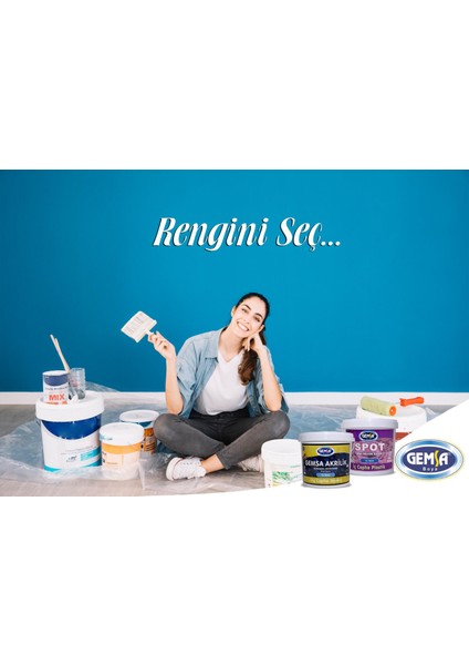 Gemsa Rapid Enamel Endüstriyel Boya 2,5 kg Clayson Sarı
