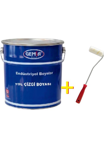 Gemsa Yol Çizgi Boyası Beyaz 17 kg