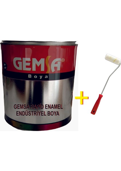 Gemsa Rapid Enamel Endüstriyel Boya 2,5 kg Beyaz