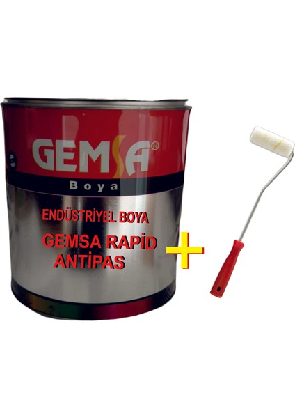 Gemsa Rapid Antipas Endüstriyel Boya 15 kg Gri