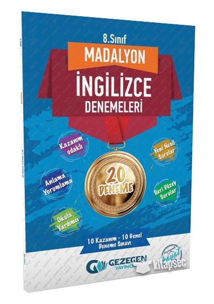 8. Sınıf Ingilizce Madalyon 20 Deneme Gezegen Yayınları