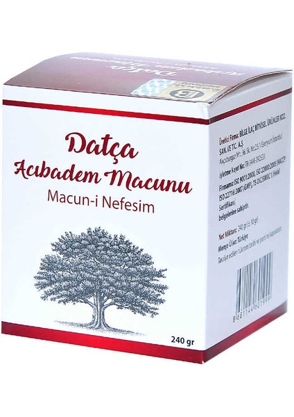 Acıbadem Macunu 240 gr modelleri