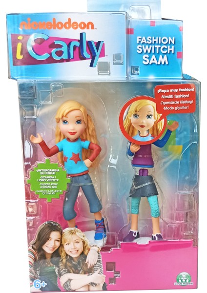 Icarly Sam ve Moda Kıyafetleri Figür Seti Lisanslı Icarly Oyuncakları