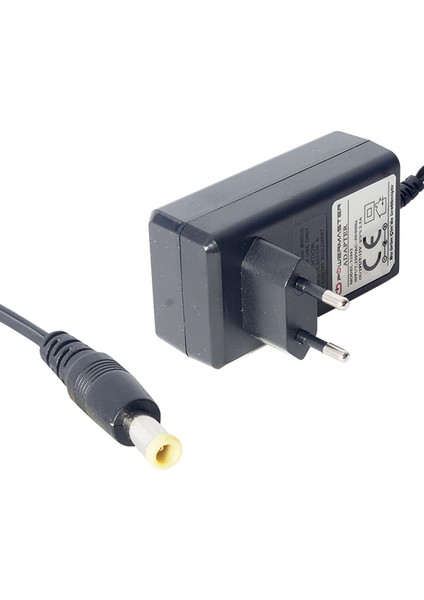 Powermaster PM-32862 12 Volt 2.5 Amper Dsmart-Digiturk Için Plastik Kasa Adaptör Ortası Iğneli