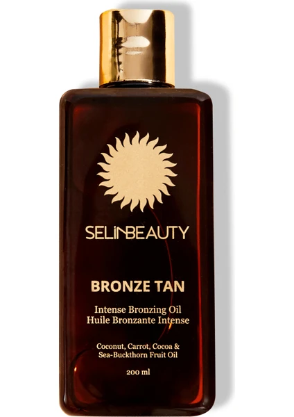 Selin Beauty Bronzlaştırıcı Yağ - Bronze Tan Intense Bronzing Oil 200 ml