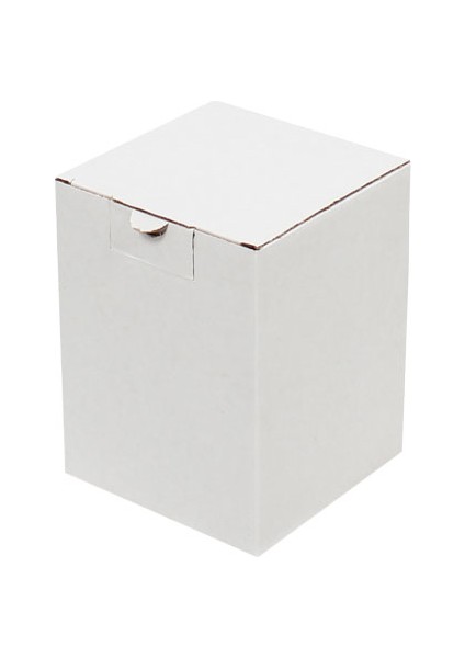 12x12x16 cm Kilitli Kutu-Beyaz 25'li