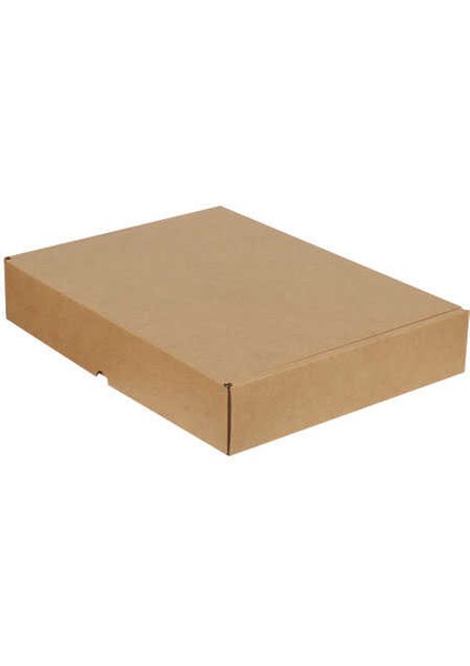 47x34x8 cm Tek Oluklu Kilitli Kutu Kraft 10 Adet modelleri