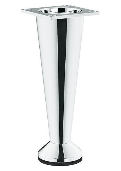 Helen Konik Mobilya Ayağı 100MM, Parlak Krom Renk