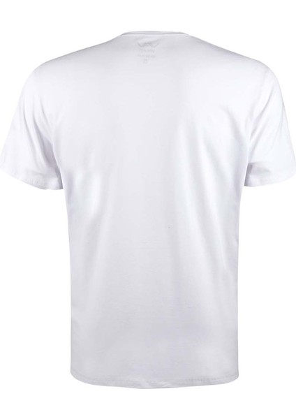 Outdoor T-Shirt Günlük Pamuklu Baskılı Erkek Kısa Kollu Tişört Sıfır Yaka BASETI02