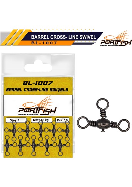 Portfish BL-1007 Üçlü Bilyalı Fırdöndü - 1