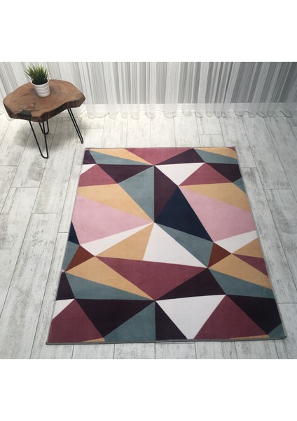 Yıkanabilir Kaymaz Taban Desen 050 120 x 170 cm Dijital Baskı Halı