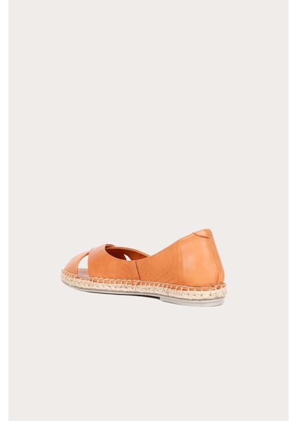 Bueno Taba Deri Kadın Espadril Babet fırsatları