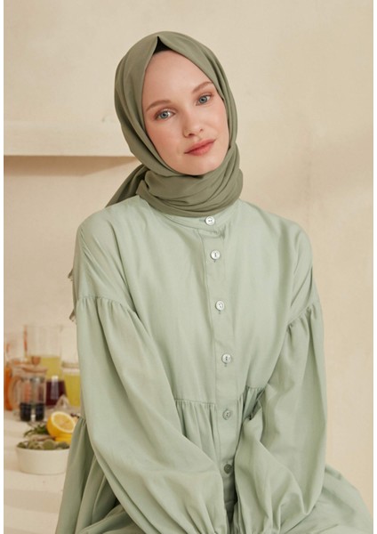 Ince Pamuk Vual Sal Pastel Yeşil fiyatları