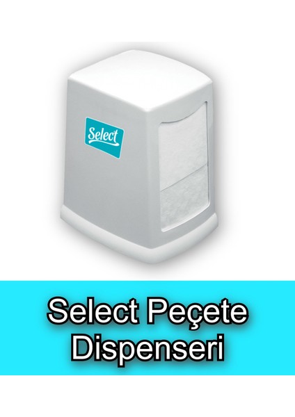 Select Smart Ekonomik Dispenser Peçete 350 Yaprak x 48'li + Dispenser