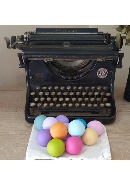 Ahşap Top Pastel Boyalı 12'li Set 4 cm fırsatları