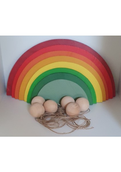 Ahşap Ham Top 4 cm 6 Adet