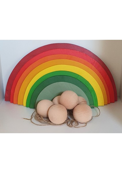 Ahşap Ham Top 4 cm 6 Adet modelleri