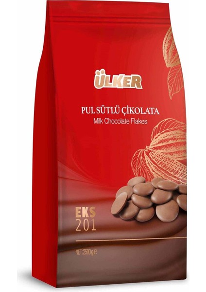 Sütlü Pul Çikolata Eks 201 - 2,5 kg