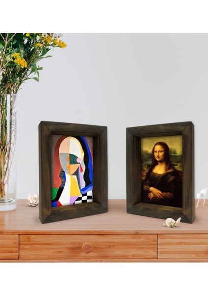 Gift Dekoratif 2'li Doğal Masif Ahşap Çerçeve 15X20CM-48 fiyatları