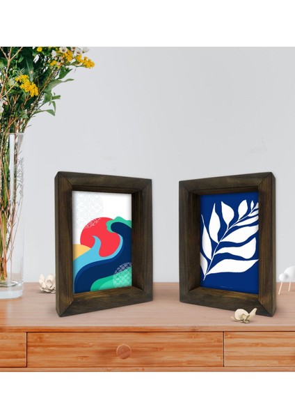 Gift Dekoratif 2'li Doğal Masif Ahşap Çerçeve 15X20CM-45 fiyatları