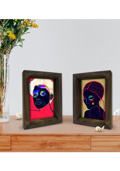 Gift Dekoratif 2'li Doğal Masif Ahşap Çerçeve 15X20CM-10 fiyatları