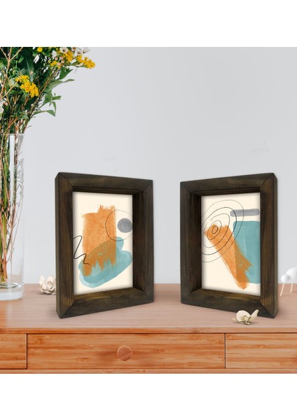 Gift Dekoratif 2'li Doğal Masif Ahşap Çerçeve 15X20CM-32 fiyatları