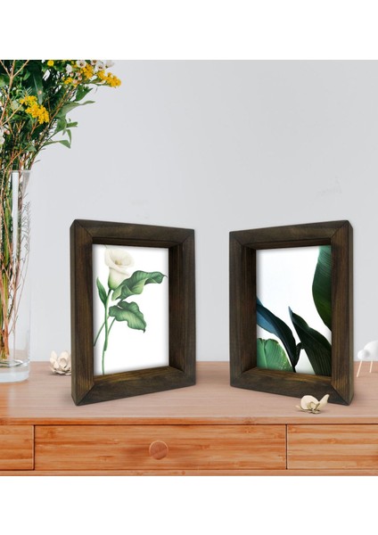 Gift Dekoratif 2'li Doğal Masif Ahşap Çerçeve 15X20CM-8 fiyatları